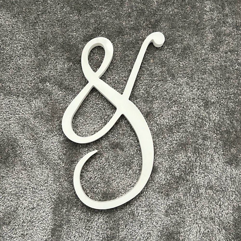 Pottery Barn Kids Wall Art & (Ampersand)